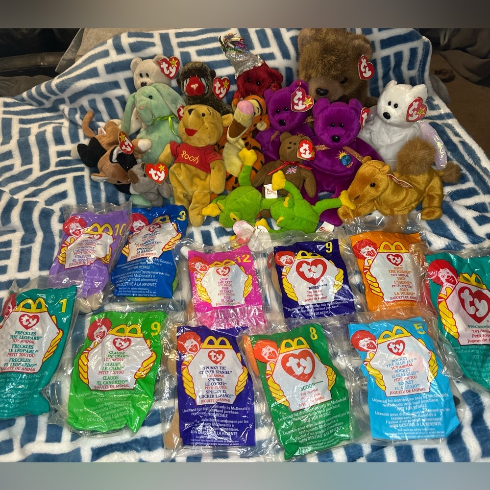 Vintage Ty beanie Babies lot